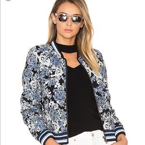 Blanknyc floral reversible jacket